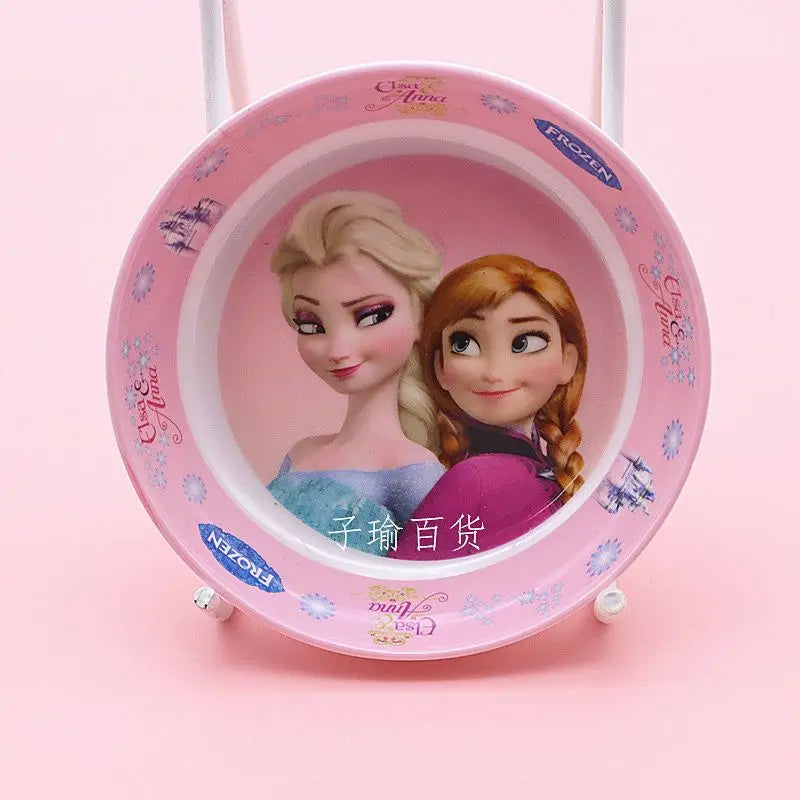 FROZEN MOVIE Elsa Anna Olaf cartoon children's bowl and spoon set personalized creative animation movie anti-fall tableware wholesale