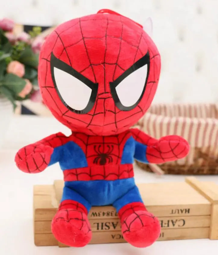 Disney Movie MARVEL AVENGERS Hero 28cm Plush Doll Spiderman Spider-man Ironman Captain America Soft Stuffed Toys For Kids