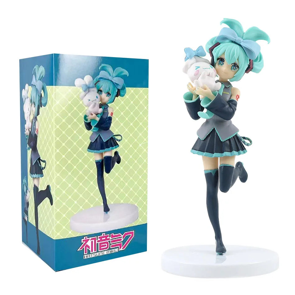 Hatsune Miku Anime 21cm Figure Fashion Subclture Miku Action Figure Christmas Gift PVC Collection Model Doll Toys