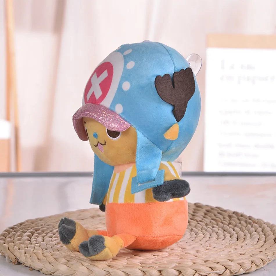 Japanese Anime One Piece 25cm Original Plush Toys CartoonFigure Luffy Chopper Ace Roronoa Zoro Cute Stuffed Doll Kids Xmas Gifts
