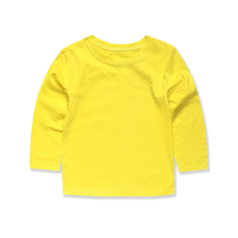 100% Cotton Plain T-Shirts For Kids