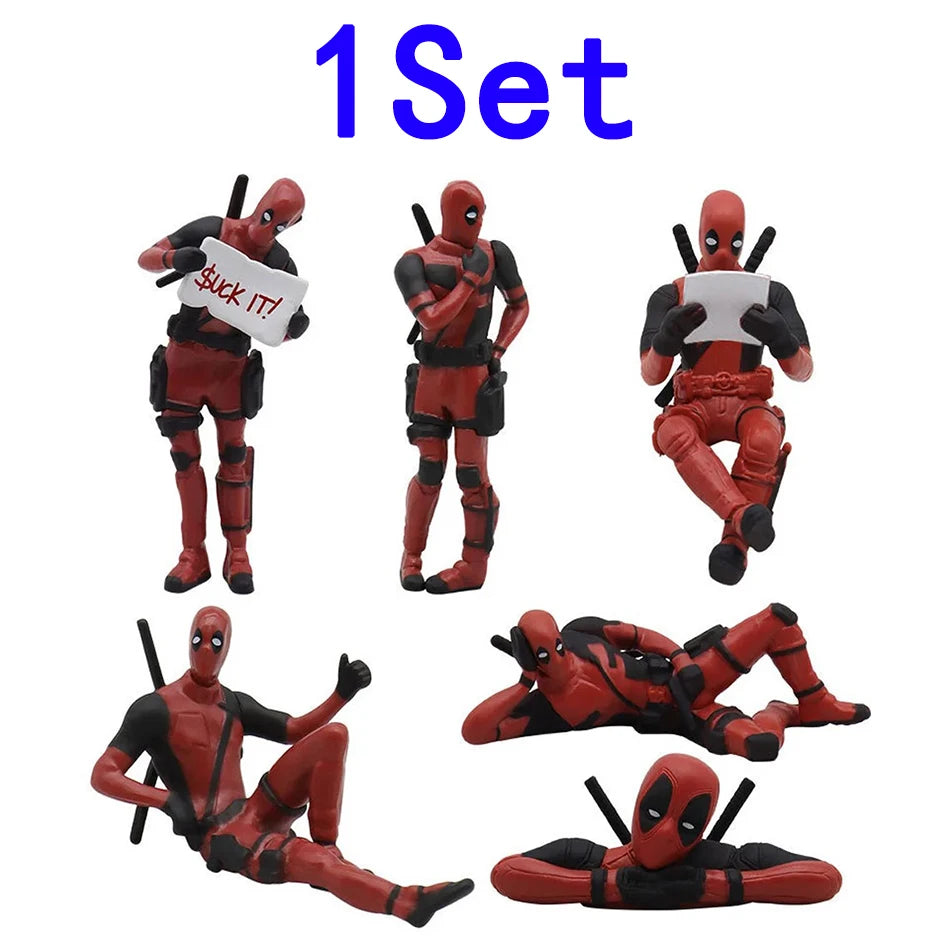 Deadpool 3 movie Deadpool & Wolverine Figure Toy Doll Model Decoration For Kid Birthday Gifts