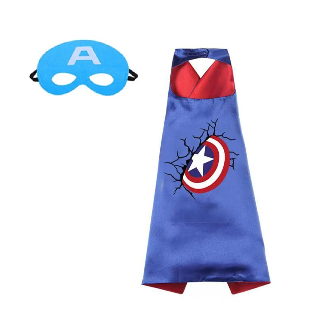 Superhero Capes for Boy girl birthday Gifts Cartoon Dress Up Costumes Party Supplies Easter halloween cape cloak