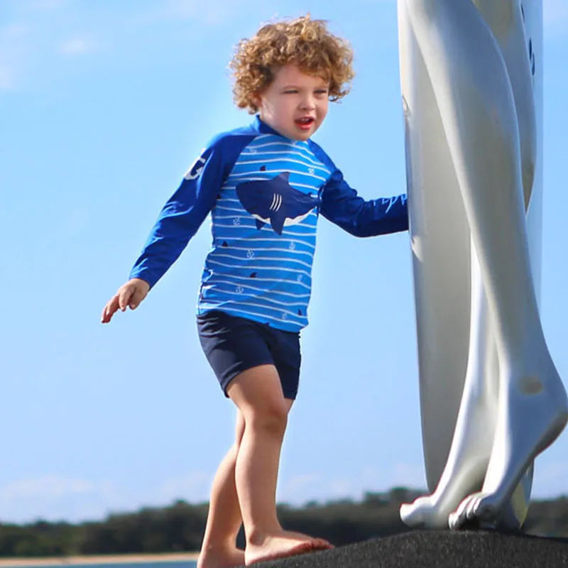 Kid's Cartoon Print Swimwear