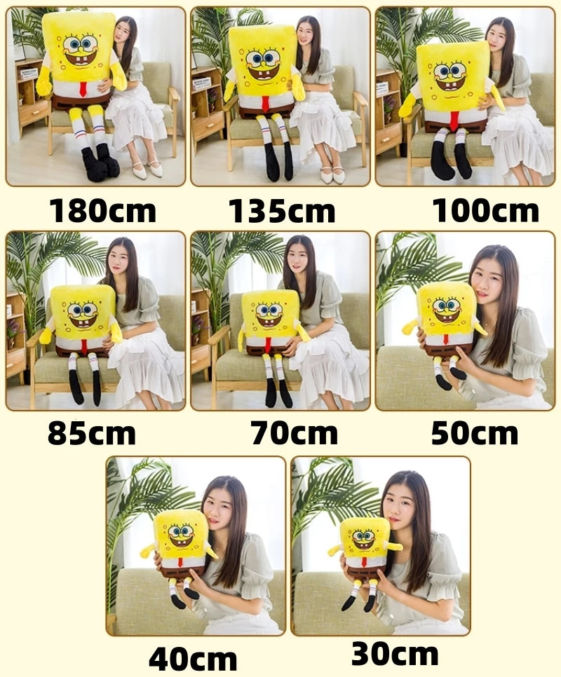 SpongeBob Patrick Star Plush Toy Lovely Stuffed Anime Cartoon Plushies Cuddly Movie Doll Pillow Birthday Gifts