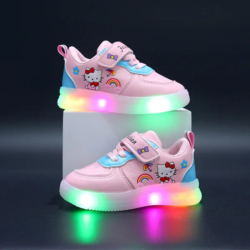 Hello Kitty LED Kids Shoes for Girls