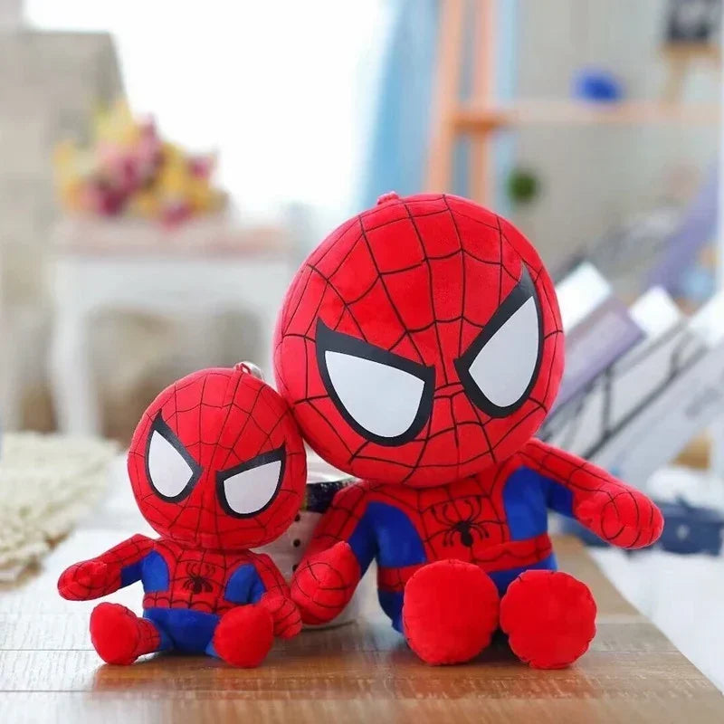 Marvel Cartoon Movie Anime Captain America Spider Man Iron Man Plushies Lovely Doll Cute Super Hero Plushies Gifts Kids