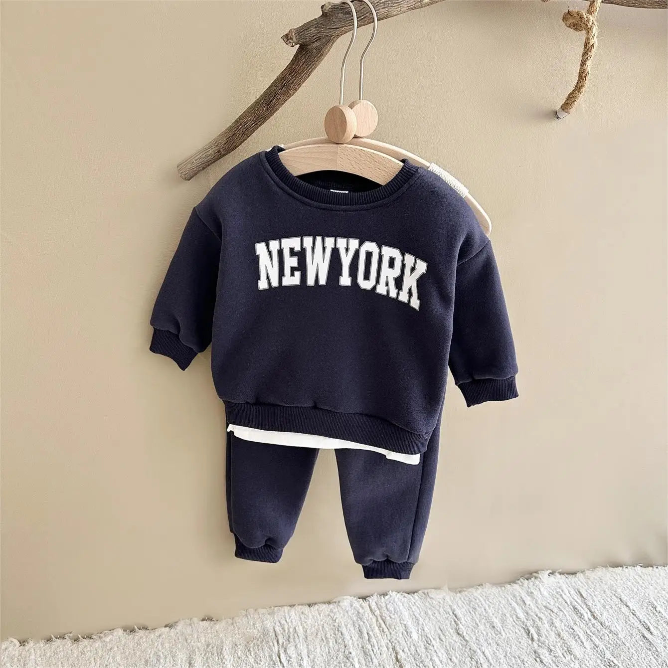 NEW YORK LOGO Toddler's 2PCS Printed Casual Outfit SET
