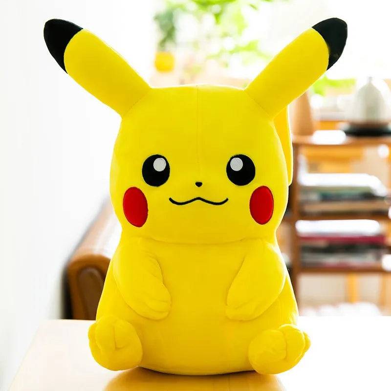 POKEMON 20cm Stuffed Plush Toys Kawaii Pikachu Raichu Jenny Turtle Anime Doll Kids Birthday Christmas Gift