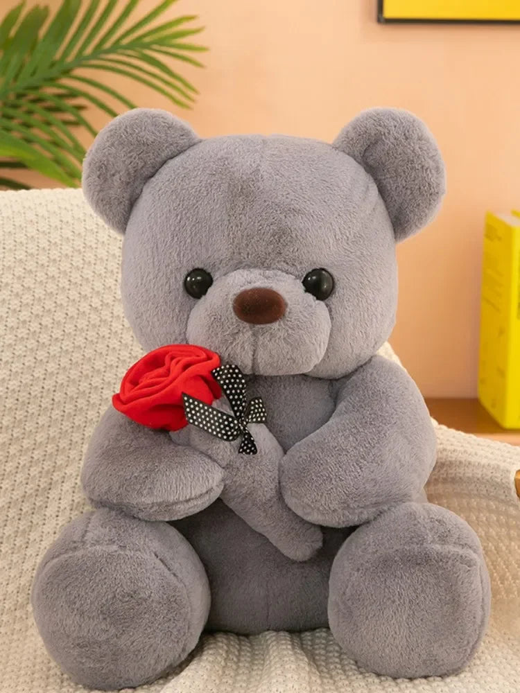 Valentine's Day roses teddy bear animal plush toys teddy bear dolls