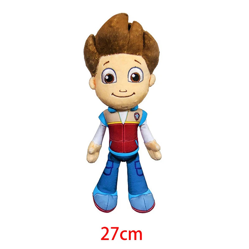 Cartoon Paw Patrol Plush Doll 19cm Chase Rock Animal Dog Cartoon Model Action Figures Movies Peripherals Children Christmas Gift