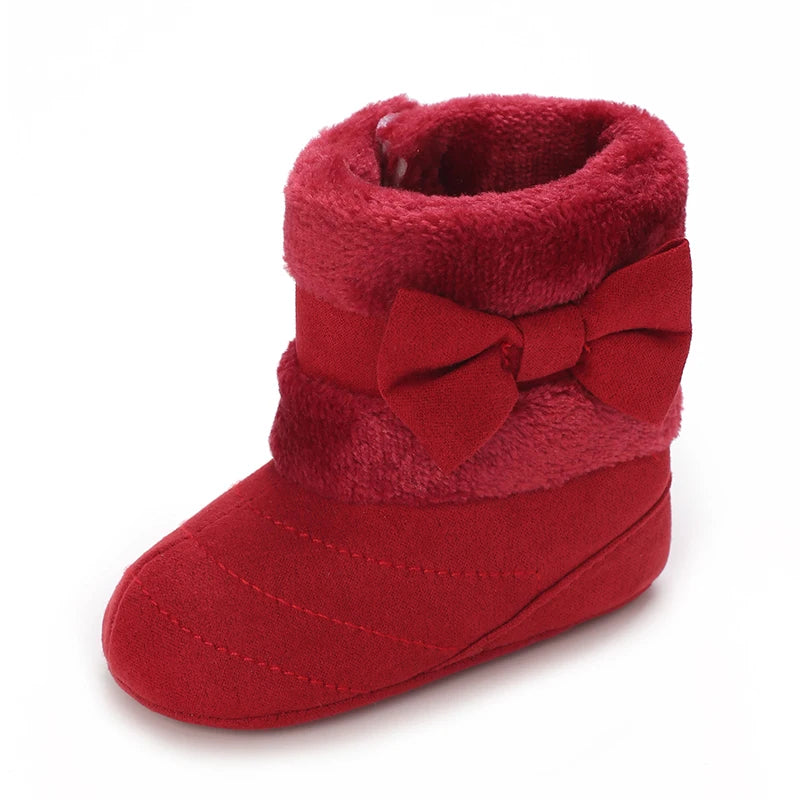 Baby Girls Winter Plush Comfort Snow Boots
