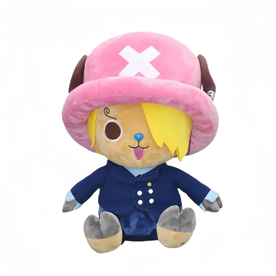 Japanese Anime One Piece 25cm Original Plush Toys CartoonFigure Luffy Chopper Ace Roronoa Zoro Cute Stuffed Doll Kids Xmas Gifts