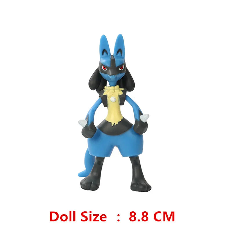 Pokemon Cartoons Movie Anime Figure 4-13Cm Pikachu Mewtwo Charmander Blastoise Gurado Pet Action Model Toy Gifts
