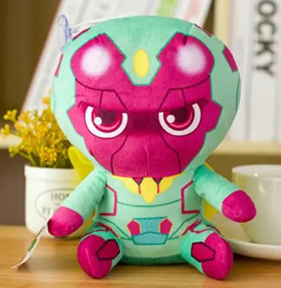 Disney Movie MARVEL AVENGERS Hero 28cm Plush Doll Spiderman Spider-man Ironman Captain America Soft Stuffed Toys For Kids