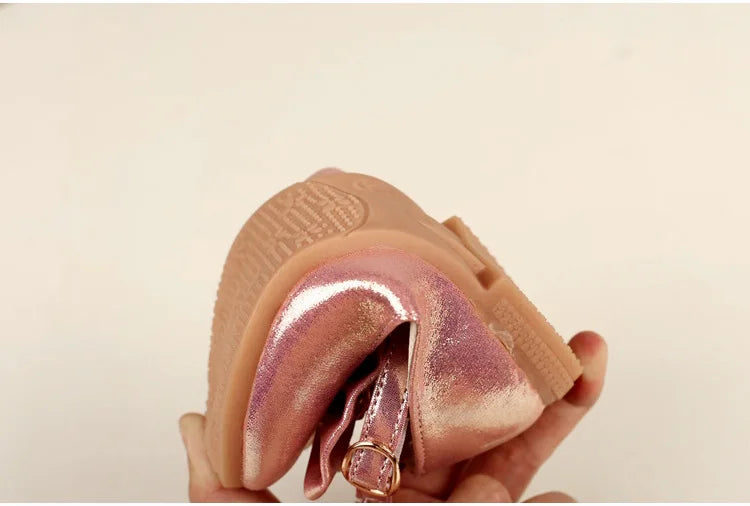 Girl's Leather Elegant Flat Shoes