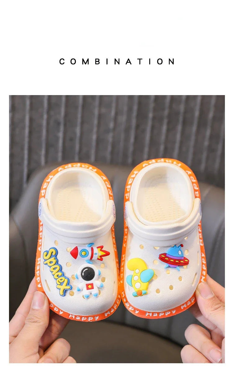 Space X themed Kids Sandals