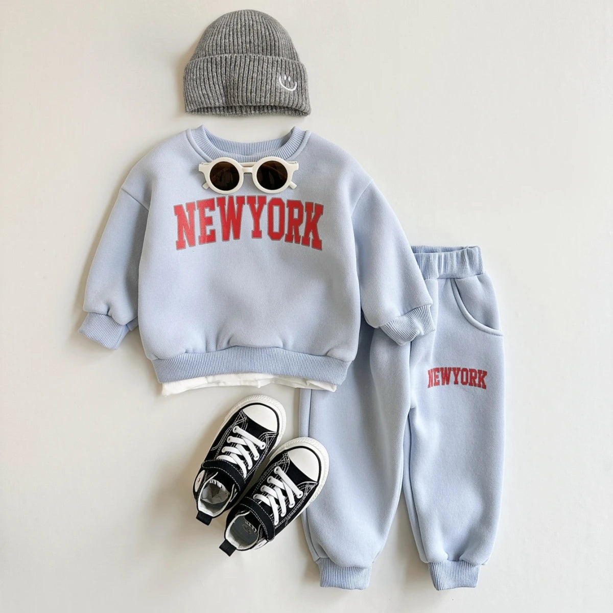 NEW YORK LOGO Toddler's 2PCS Printed Casual Outfit SET