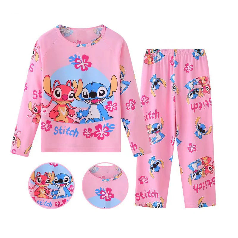 Disneys movie STITCH - Stitch & Angel Children's Clothing Sets Stitch Angel Pajamas