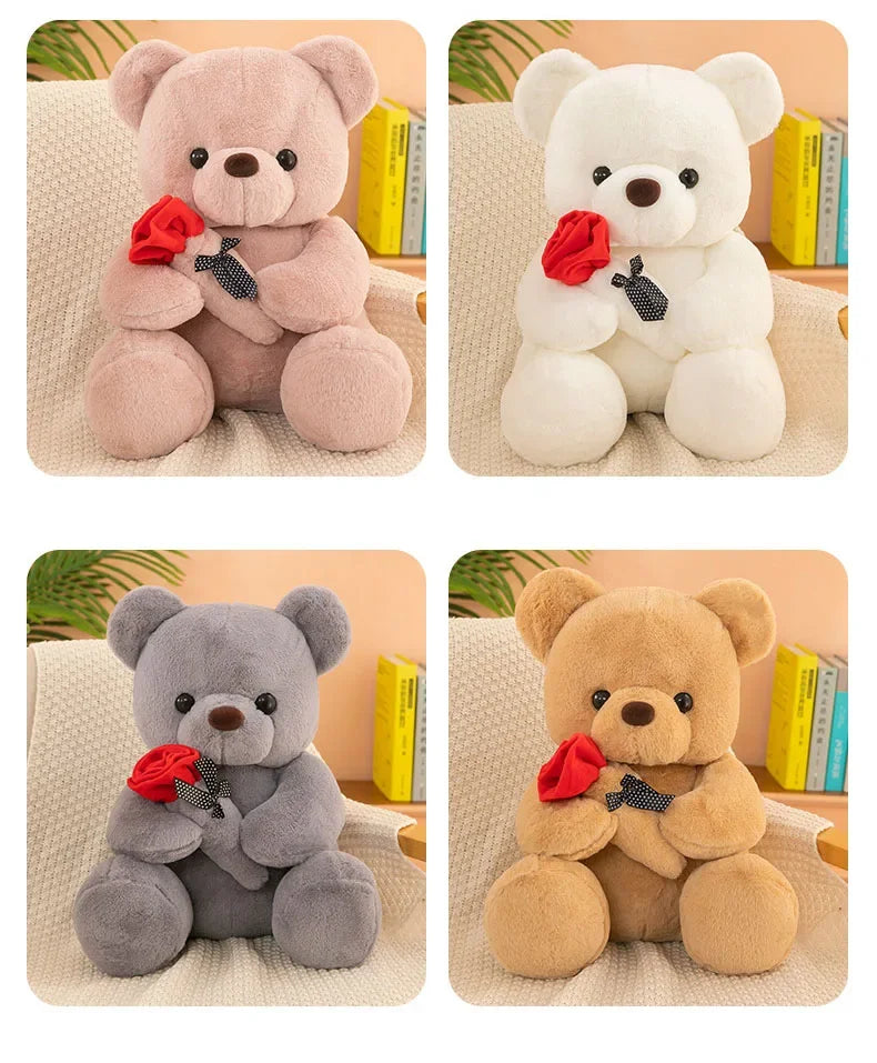Valentine's Day roses teddy bear animal plush toys teddy bear dolls