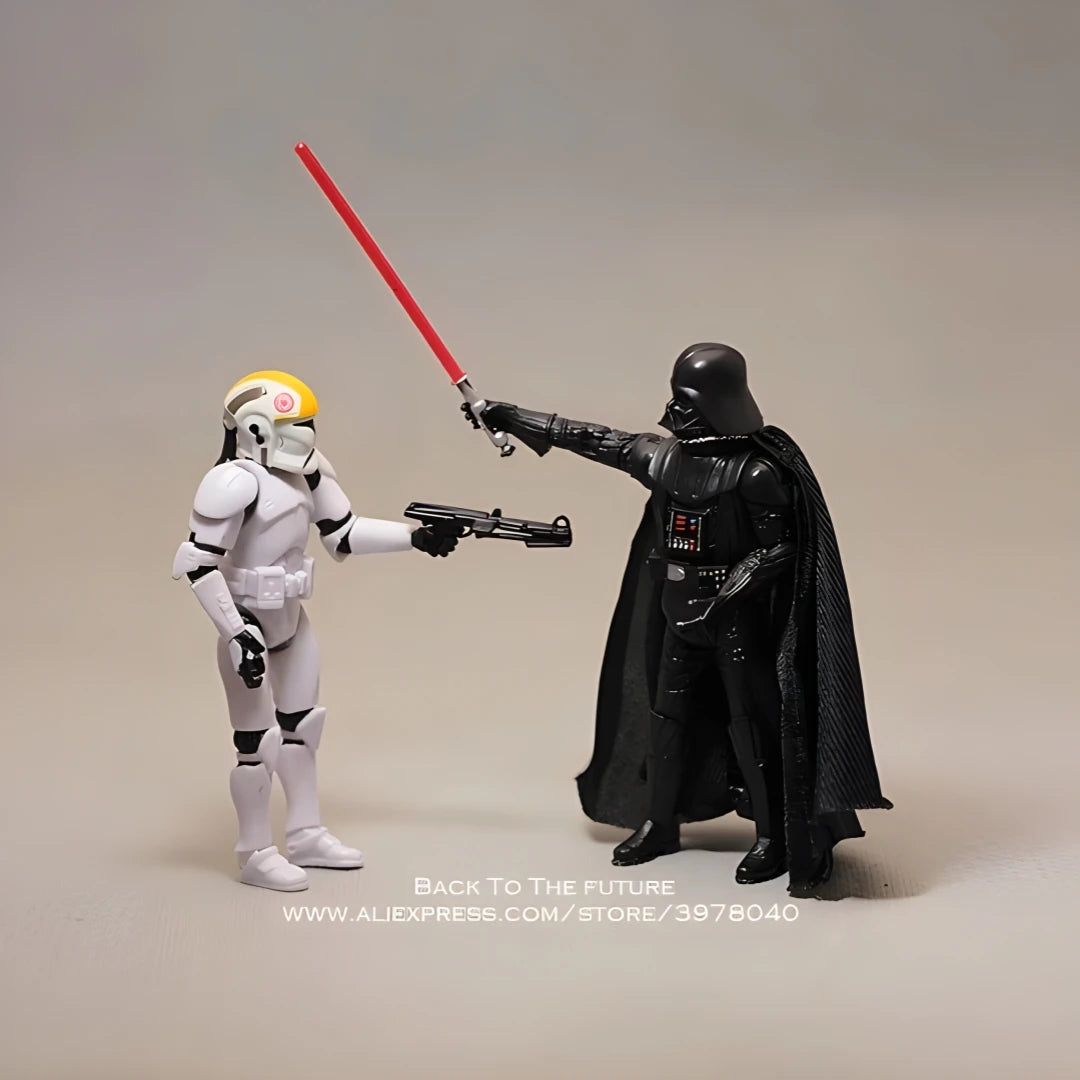 Star Wars Movie Darth Vader Dark Trooper 10cm Anime Action Figure Collection Mini Doll Toys Model For Children Gift