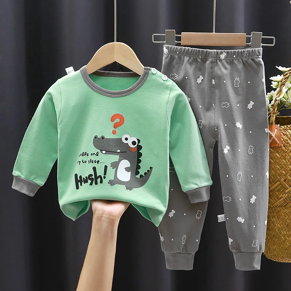 Children's Soft Comfort Cartoon Pajamas Sets