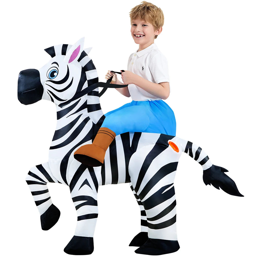 Child Kids Mascot Dinosaur Inflatable Costumes Unicorn Rooster Anime Dress Suits Purim Halloween Christmas Party Cosplay Costume