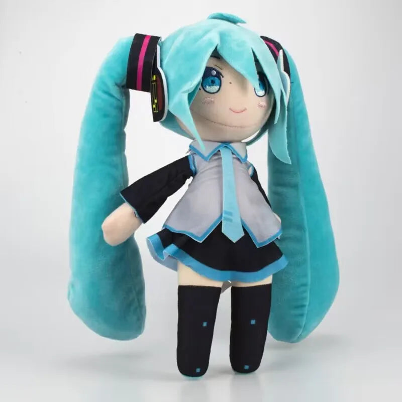 Japanese Anime Hatsune Miku 25cm Plush Doll Soft Pillow Future Doll Cute Christmas Gift For Children