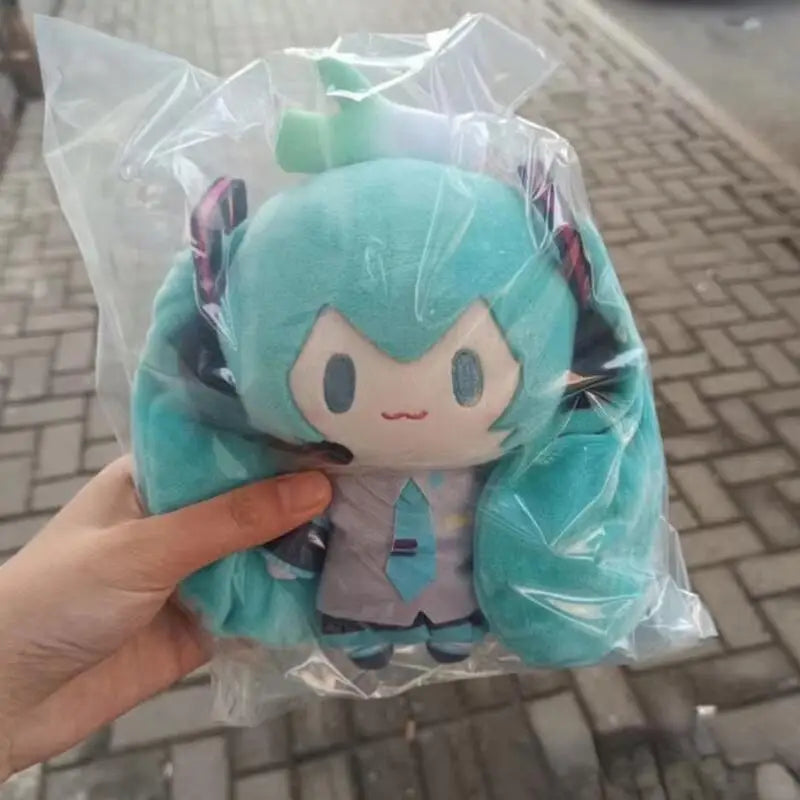 Hatsune Miku 15cm Kawaii Q Version Figure Plush Doll Anime Peripheral Plush Stuffed Toy Collection Model Ornament Toy Girls Gift