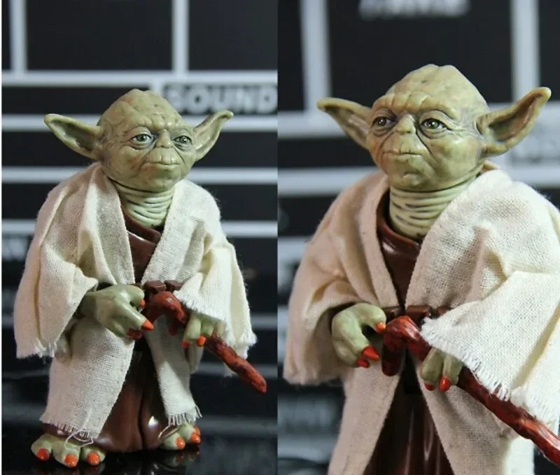Stars Wars Movies Grand Master YODA Character Scale Model Action Figure Model Desktop Ornament Doll Toys Birthday Gifts