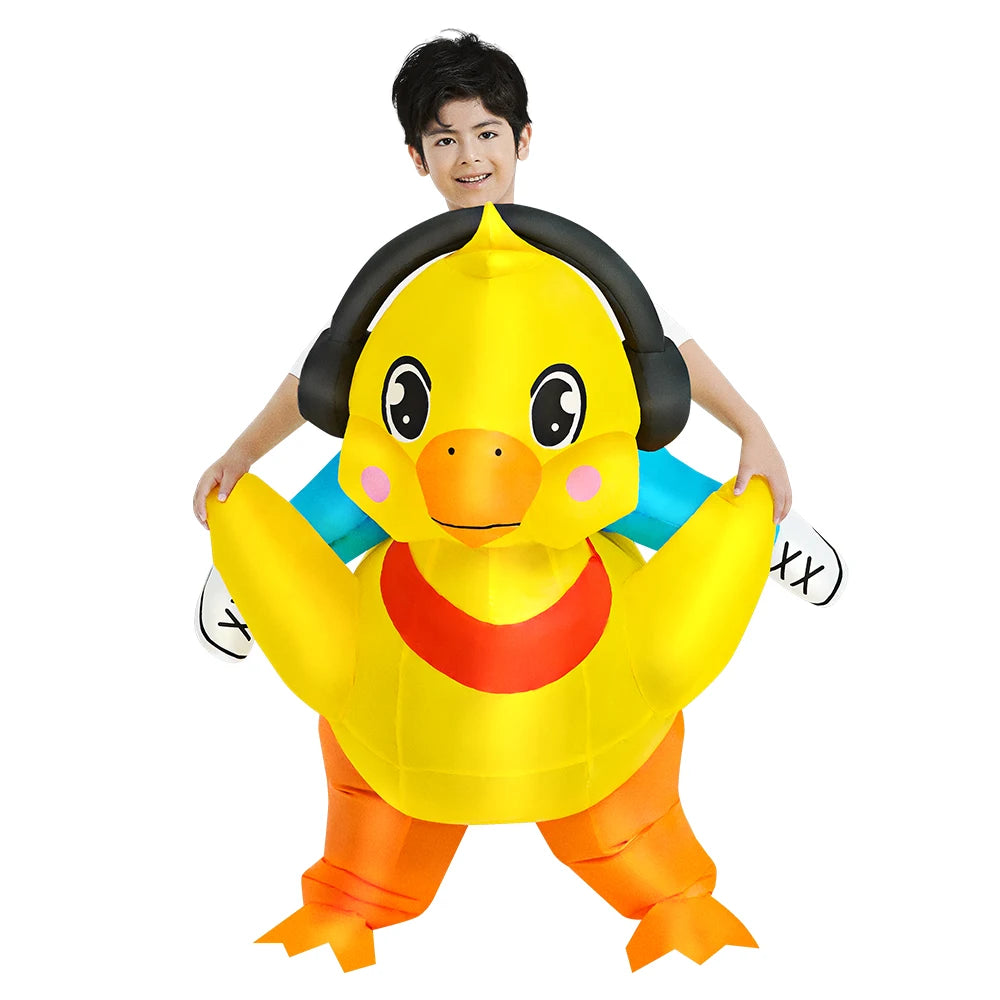 Child Kids Mascot Dinosaur Inflatable Costumes Unicorn Rooster Anime Dress Suits Purim Halloween Christmas Party Cosplay Costume