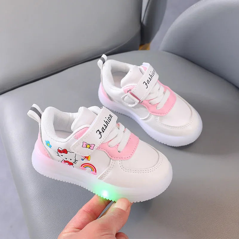 Hello Kitty LED Kids Shoes for Girls