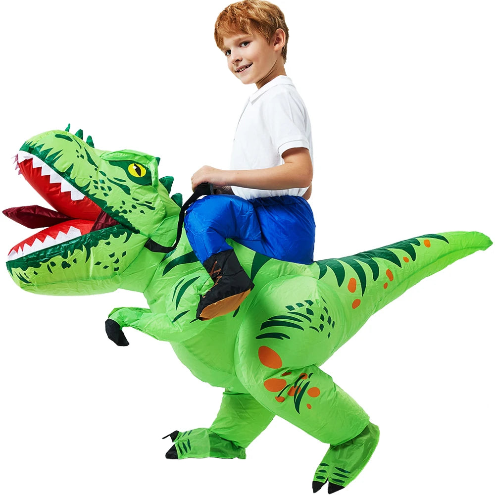 Child Kids Mascot Dinosaur Inflatable Costumes Unicorn Rooster Anime Dress Suits Purim Halloween Christmas Party Cosplay Costume