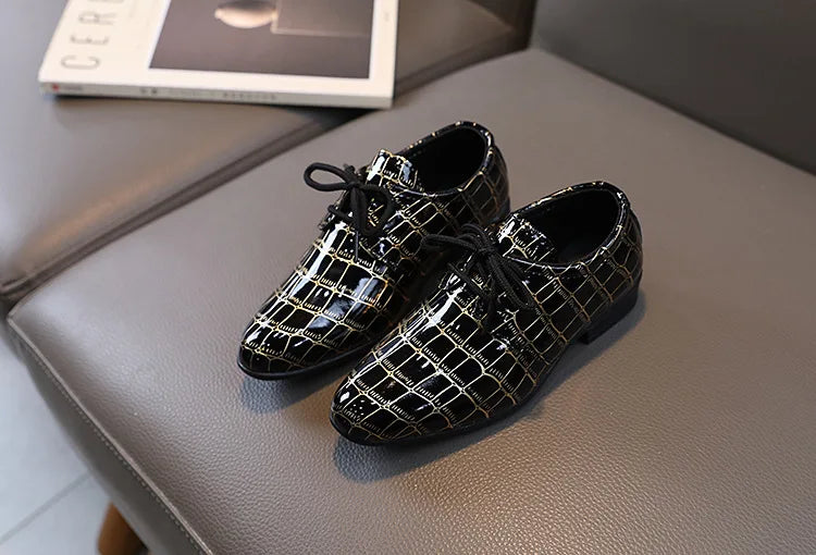 Boy's formal Leather Pointed Toe Shoes