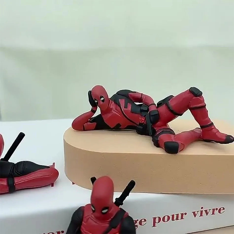 Deadpool 3 movie Deadpool & Wolverine Figure Toy Doll Model Decoration For Kid Birthday Gifts