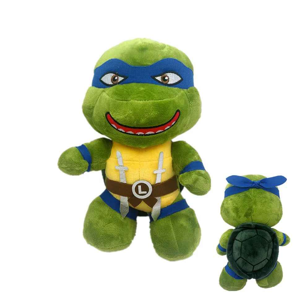 Ninja Turtles Plush Dolls25cm Anime Game TMNT Leo Raph Mike Don Stuffed Animals Decoration Ornament Toys for Kids Birthday Gift