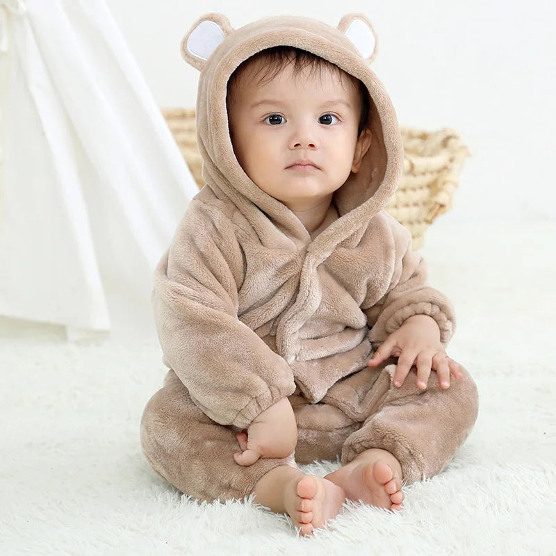 0 1 2 3 4 Years Kigurumi Pajamas for Toddler Baby Clothes Children Outfits Infant Dinosaur Unicorn Cat Monkey Cosplay Costumes