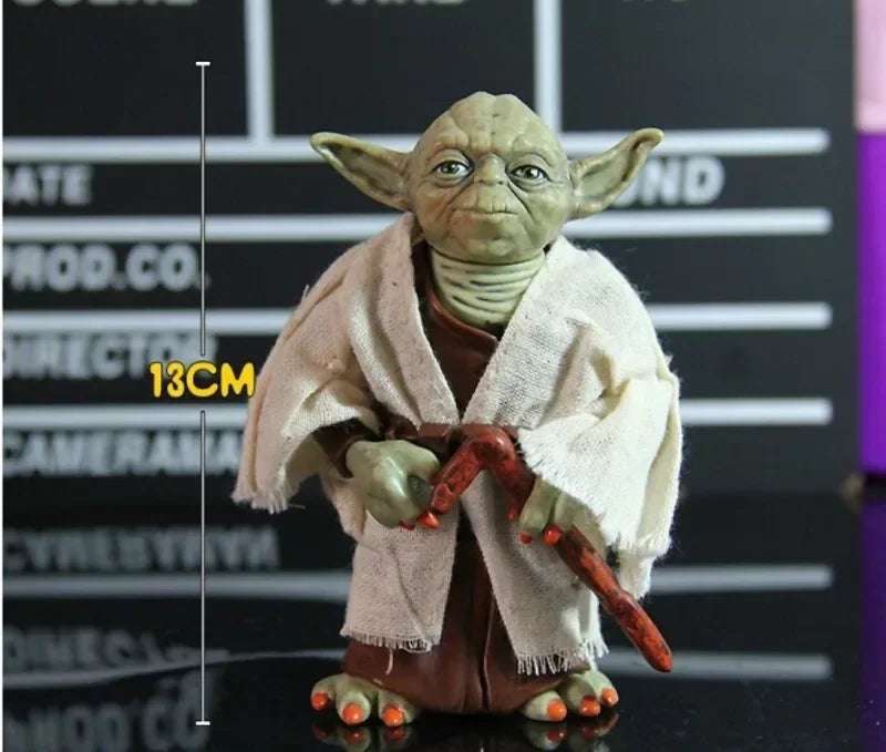 Stars Wars Movies Grand Master YODA Character Scale Model Action Figure Model Desktop Ornament Doll Toys Birthday Gifts