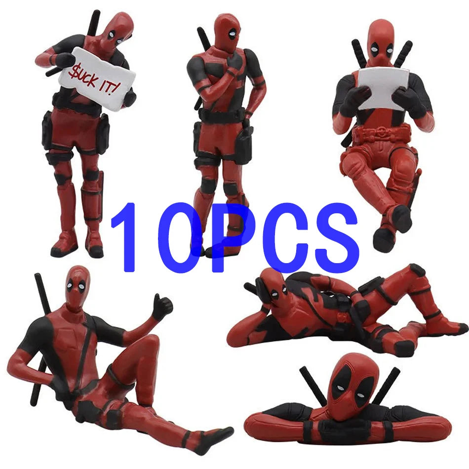 Deadpool 3 movie Deadpool & Wolverine Figure Toy Doll Model Decoration For Kid Birthday Gifts
