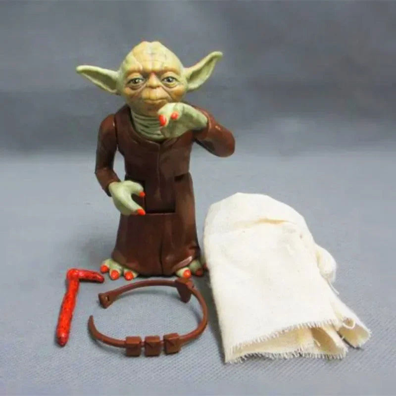 Stars Wars Movies Grand Master YODA Character Scale Model Action Figure Model Desktop Ornament Doll Toys Birthday Gifts
