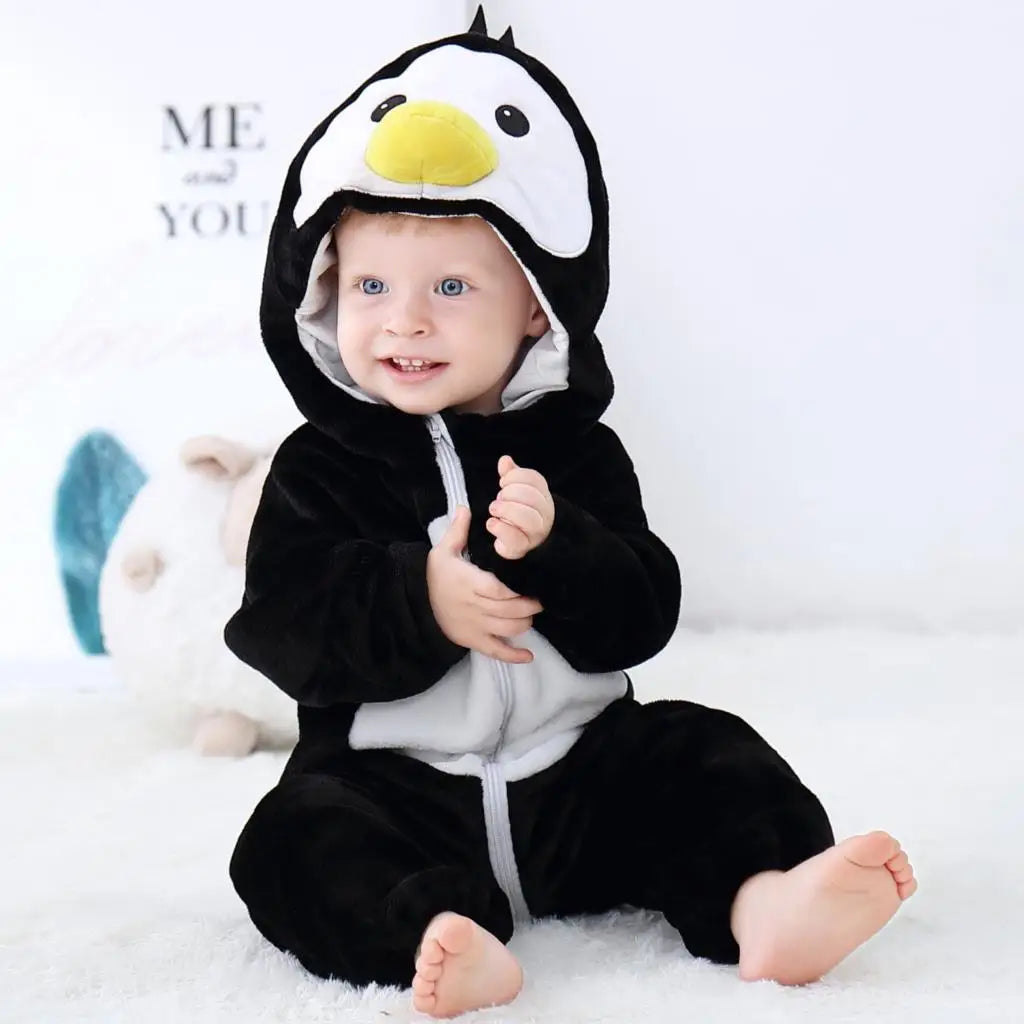 0 1 2 3 4 Years Kigurumi Pajamas for Toddler Baby Clothes Children Outfits Infant Dinosaur Unicorn Cat Monkey Cosplay Costumes