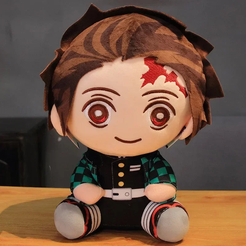 Demon Slayer Plush Doll 20cm Tanjirou Nezuko Zenitsu Anime Movie Stuffed Toy Kimetsu No Yaiba Game Plushie Figure Kids !!!