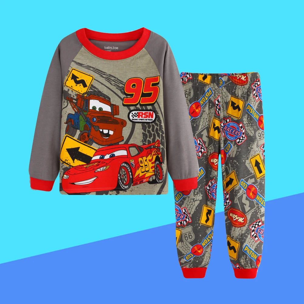 Children's MOVIE Cars McQueen Pajamas Set