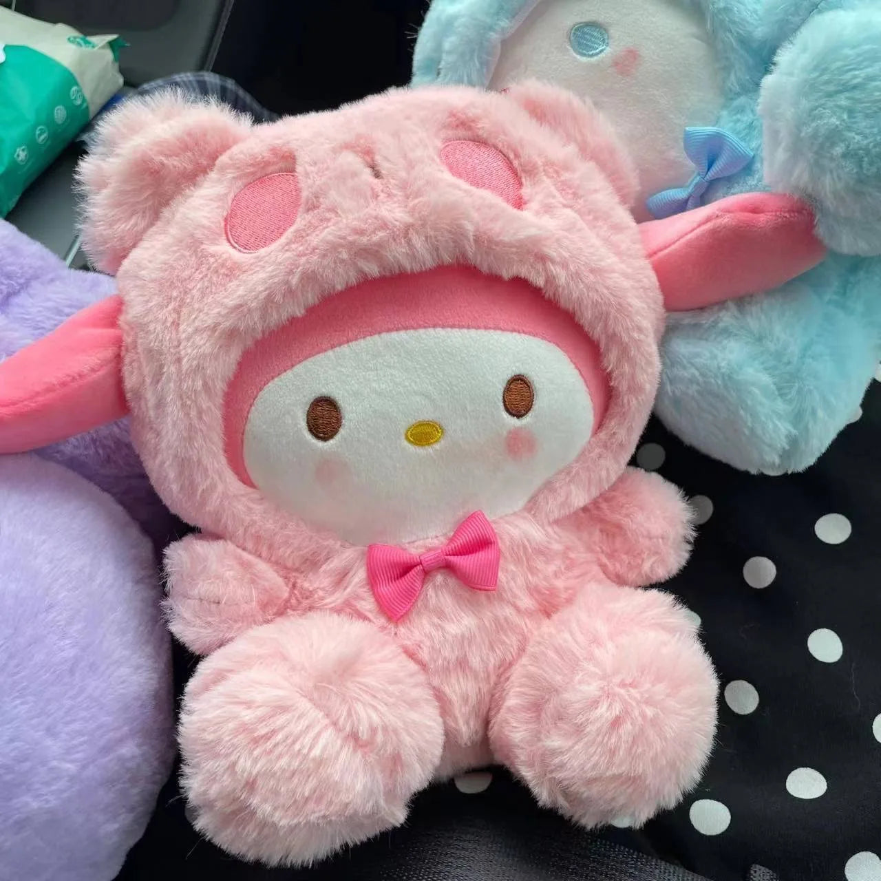 Anime Kuromid Toys Sanrio 25Cm Kawaii Mymelody Cinnamorol Plush Soft Stuffed Animals Doll Plushie Pillow Xmas Gift Decor