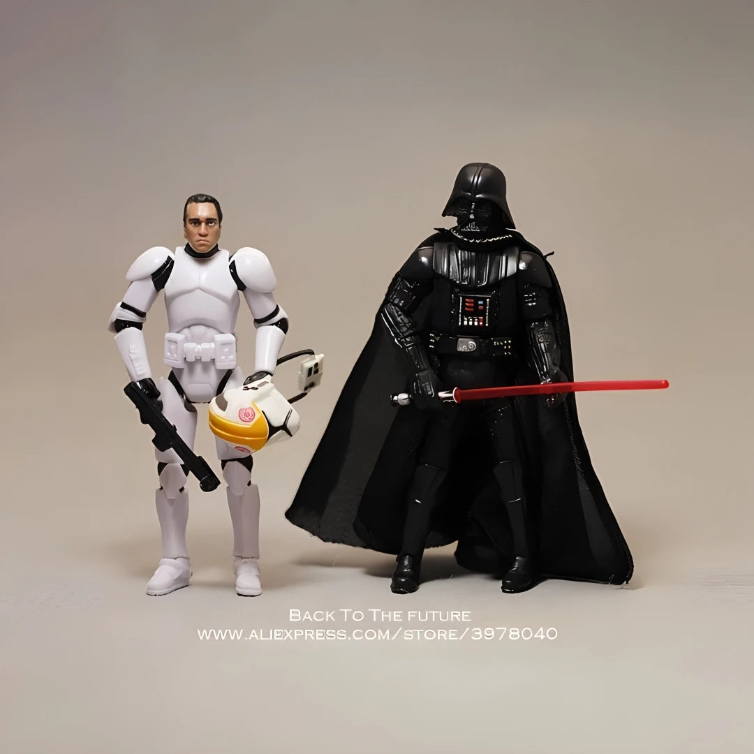 Star Wars Movie Darth Vader Dark Trooper 10cm Anime Action Figure Collection Mini Doll Toys Model For Children Gift