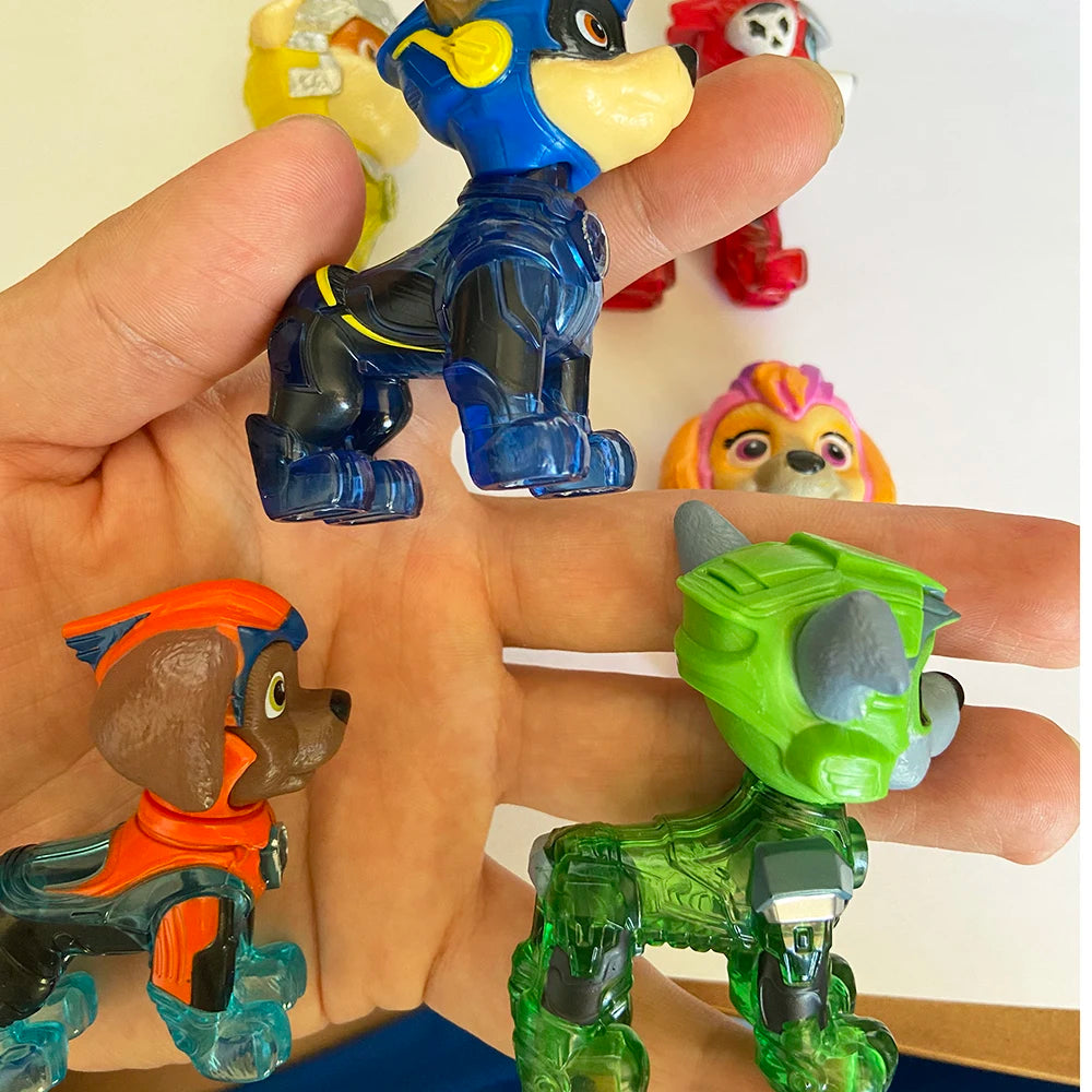 PAW Patrol The Mighty Movie Toy Figures Gift With 6 Collectible Action Figures Kids Toys for Boys and Girls