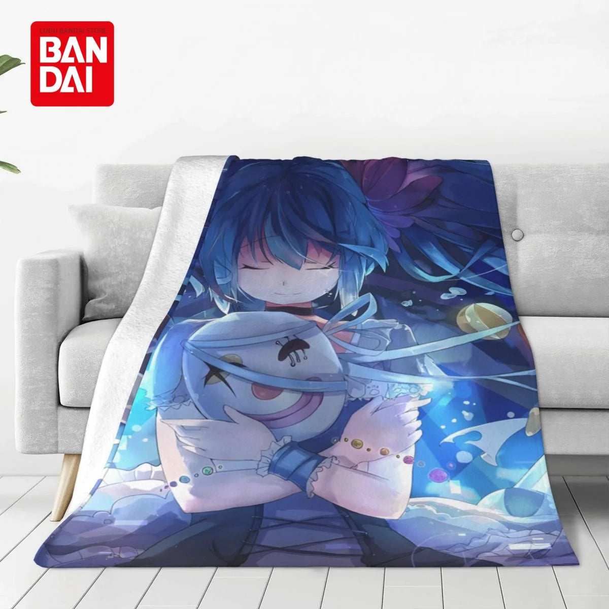 Bandai Hatsune Miku Throw Blanket on Bed Sofa Air Condition Sleeping Cover Bedding Throws Bedsheet For Kids