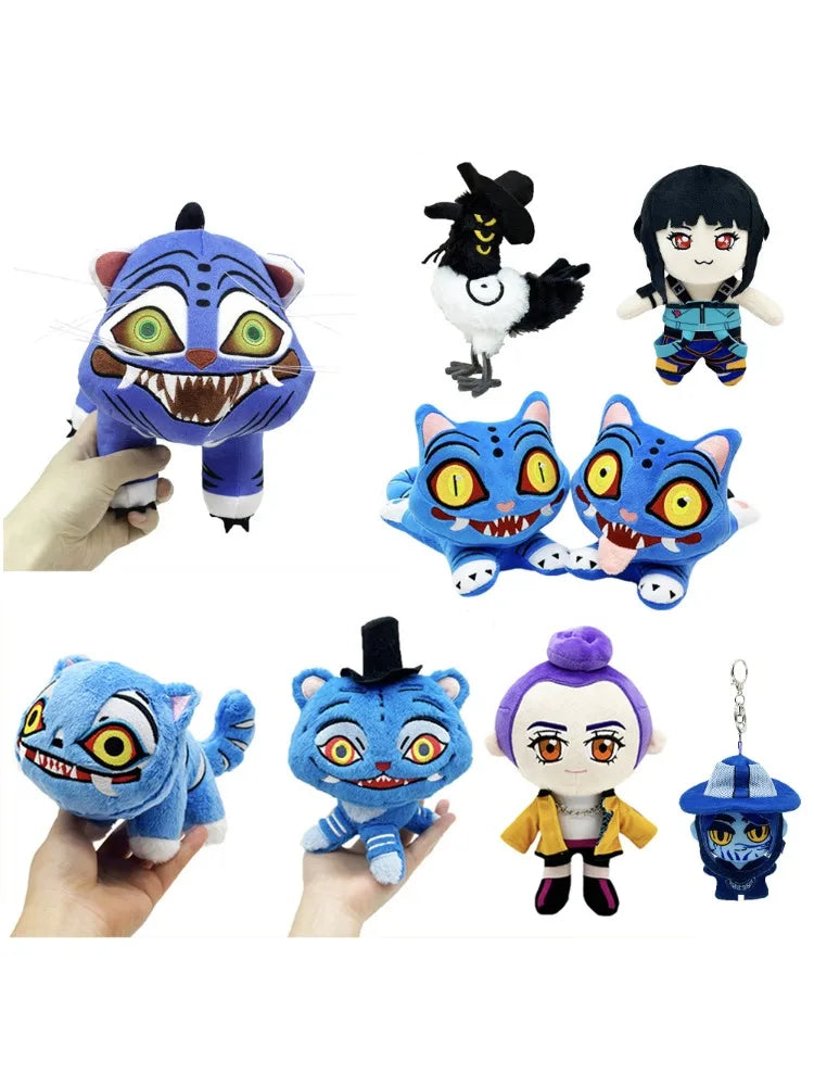 2025 Kpop Movie Demon Game Hunters 20cm Tiger 25cm Magpie Cosplay Costume Stuffed Doll Peripherials Toy Kids Fans Gifts