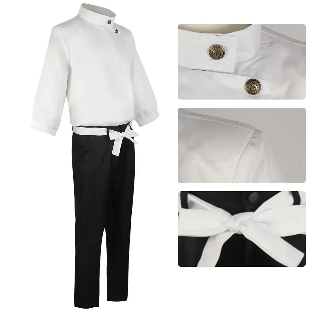 Anime Jujutsu Kaisen Okkotsu Yuta Cosplay Costume Tops Pants Belt Uniforms For Men Women Halloween Carnival Party Comic Con