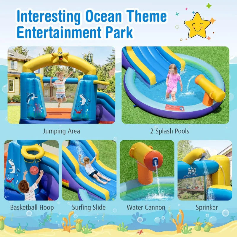 Outdoor Inflatable Slide Pool For Kids